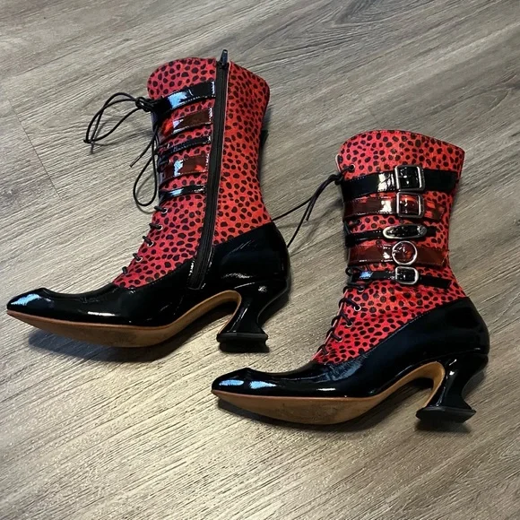 John Fluevog Coleman Boots 8.5 - Picture 2 of 7